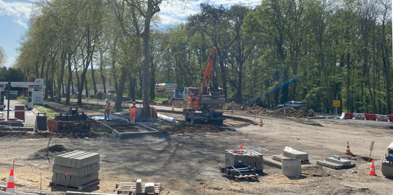 Travaux Rond Point